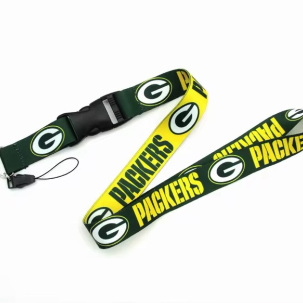 GREEN BAY PACKERS NFL KEYCHAIN LANYARD